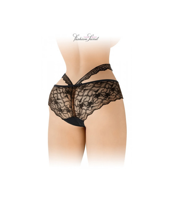 Culotte ouverte noire Marie - Fashion Secret