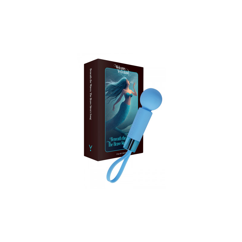 Mini vibro rechargeable Pearlstasy bleu - FairyGasm
