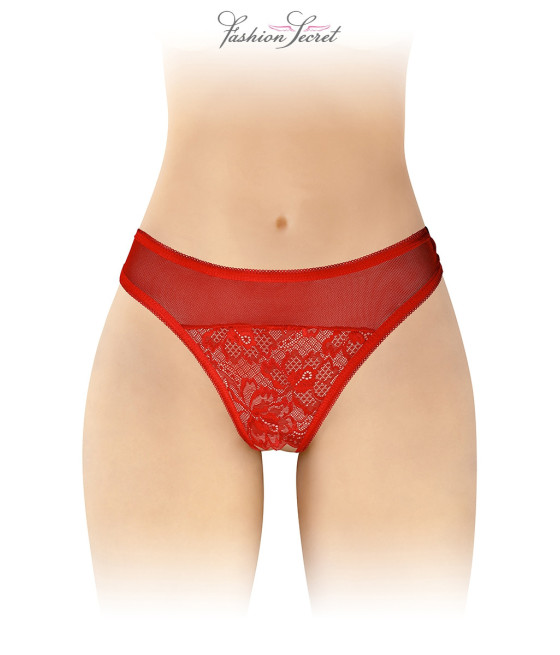 Tanga rouge ouvert Ava - Fashion Secret