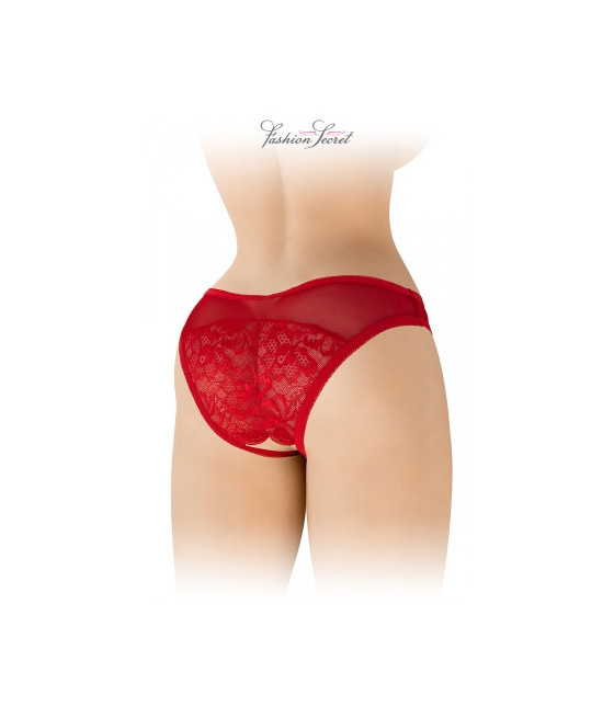 Tanga rouge ouvert Ava - Fashion Secret