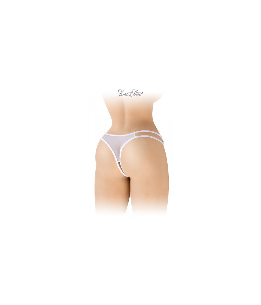 String blanc ouvert Victoria - Fashion Secret