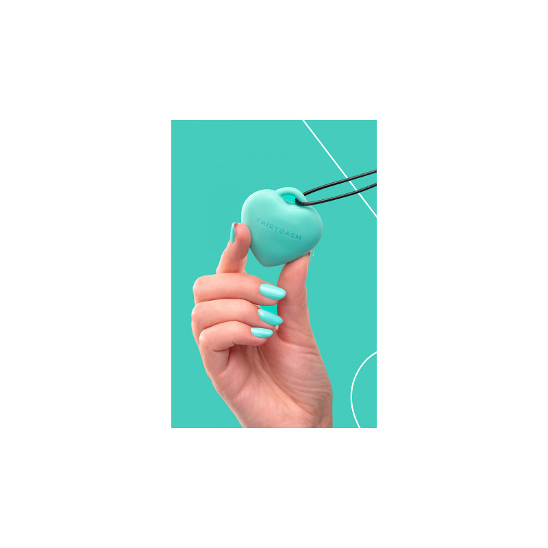 Stimulateur pendentif PleasureStone vert - FairyGasm