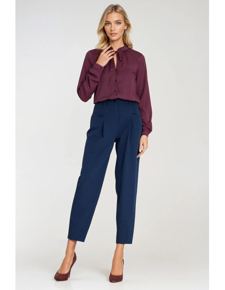 Chemise manche longue Élégante Violette