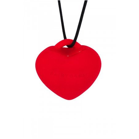 Stimulateur pendentif PleasureStone rouge - FairyGasm
