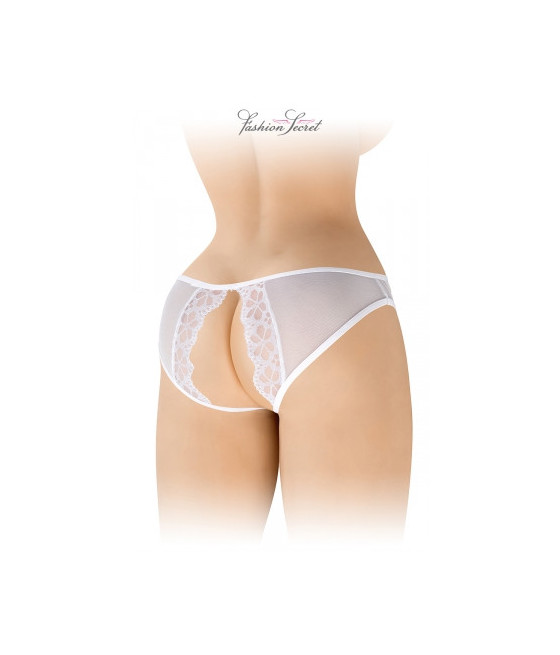 Culotte blanche ouverte Ambre - Fashion Secret