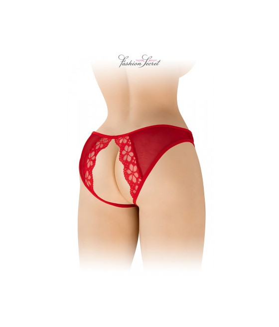Culotte rouge ouverte Ambre - Fashion Secret