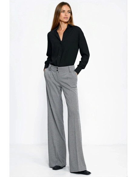 Chemise manche longue Élégante Noire