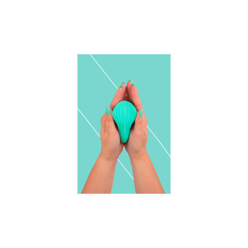 Mini vibro rechargeable SilkenTouch vert - FairyGasm