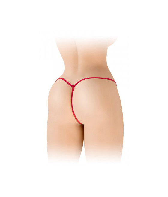 String ficelle ouvert Sandra rouge - Fashion Secret