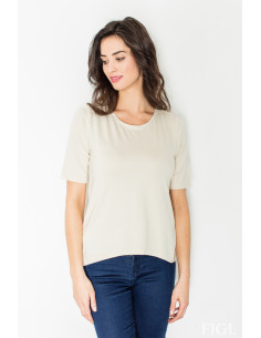 Chemisier Élégant Beige 2