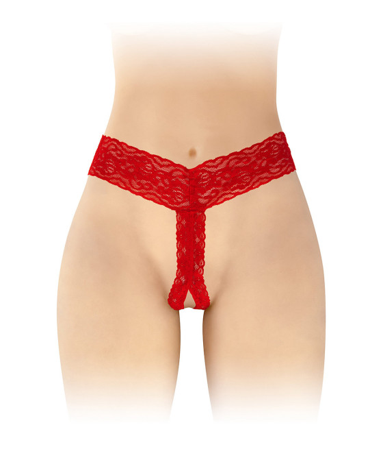 String ouvert Anita rouge - Fashion Secret