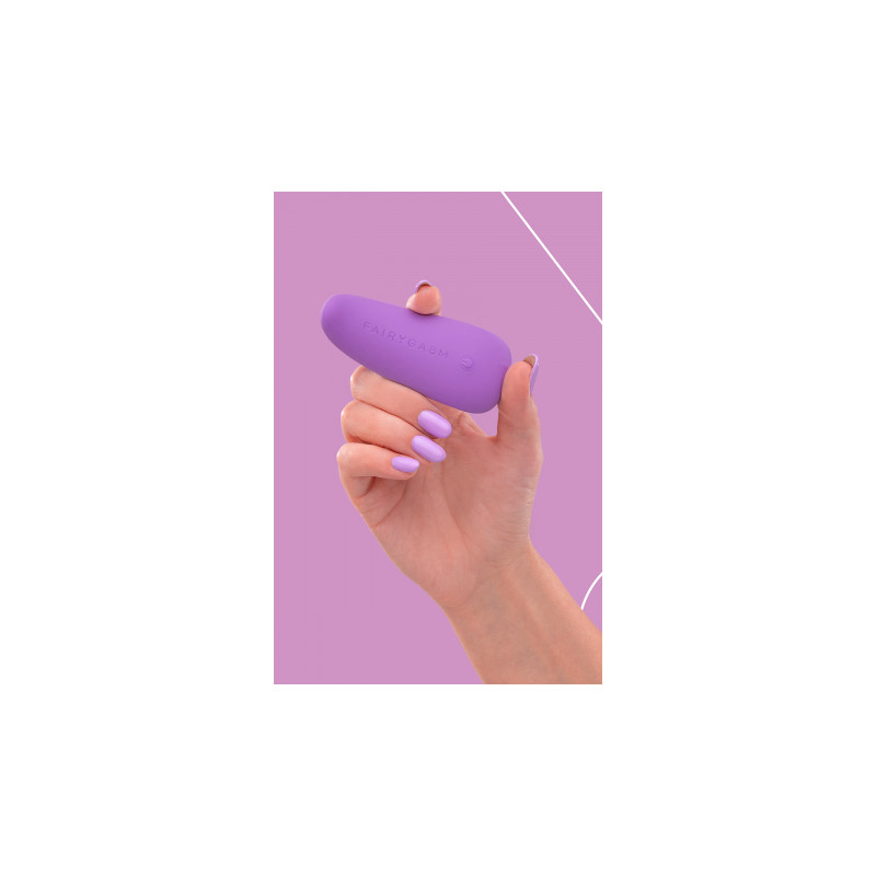 Mini vibro rechargeable ThrillLeaf violet - FairyGasm