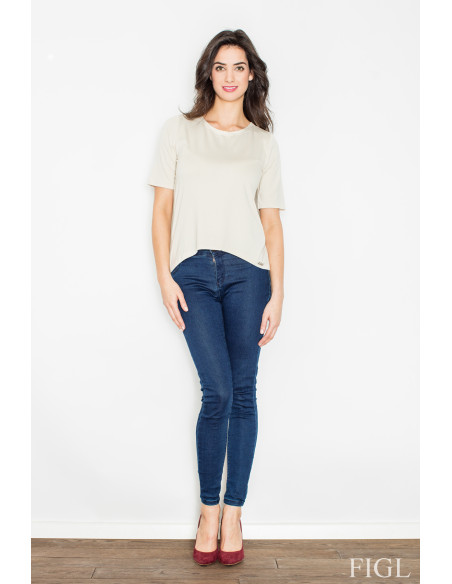 Chemisier Élégant Beige