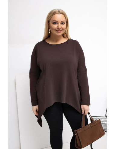 Tunique grande taille Élégante en Coton