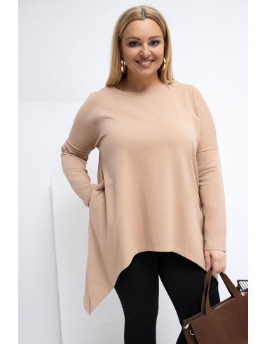 Tunique grande taille Élégante en Coton