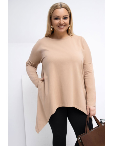 Tunique grande taille Élégante en Coton