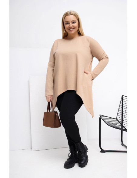 Tunique grande taille Élégante en Coton