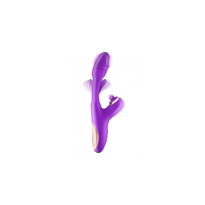Vibromasseur rabbit 3-en-1 Joyfully violet - Yoba