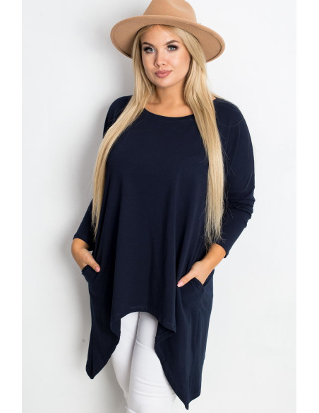 Tunique grande taille Élégante en Coton