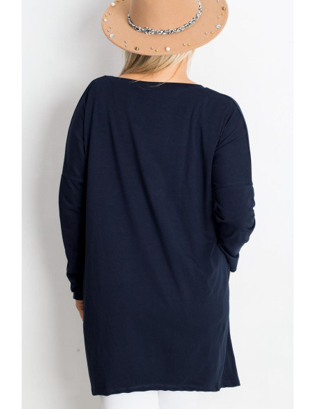 Tunique grande taille Élégante en Coton