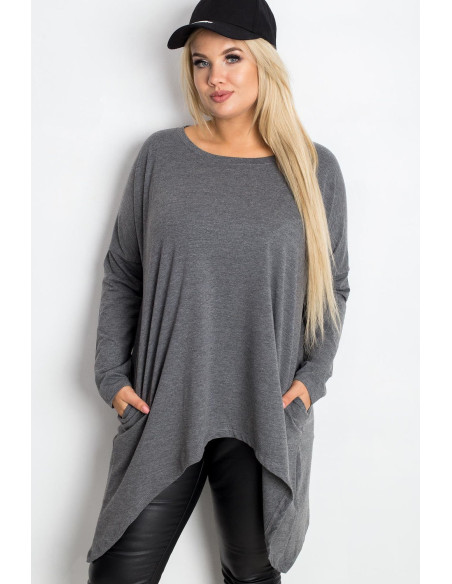 Tunique grande taille Élégante en Coton