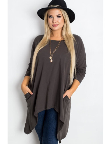Tunique grande taille Élégante en Coton
