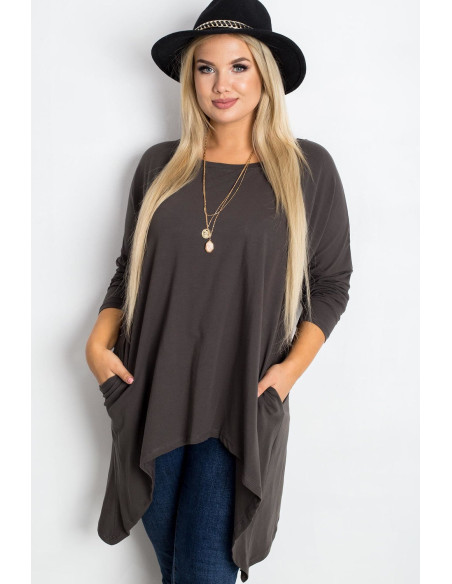 Tunique grande taille Élégante en Coton