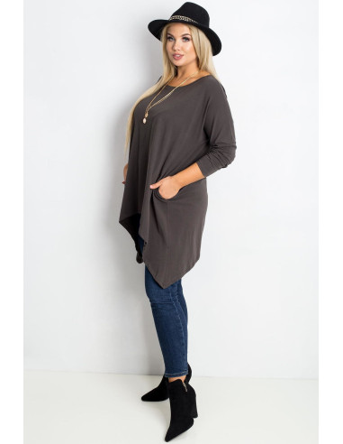 Tunique grande taille Élégante en Coton