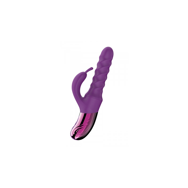 Vibro Swirl Rabbit Thrusting Vibrator - She.E.O