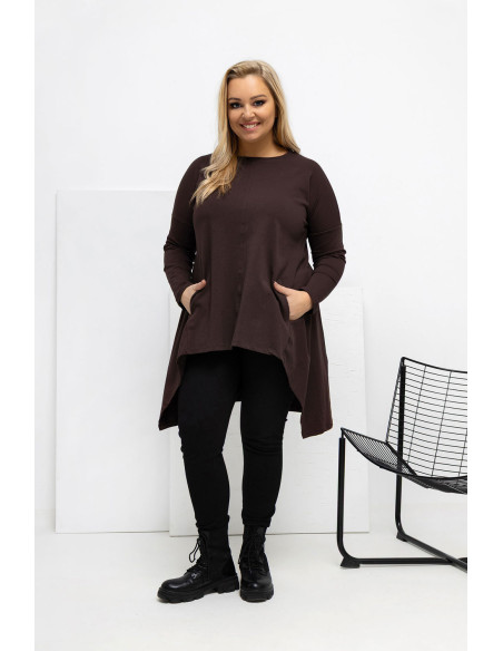 Chemisier grande taille Classique en Coton