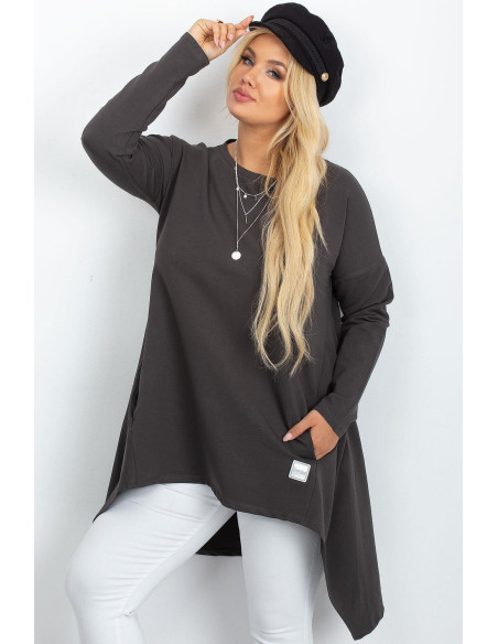 Tunique grande taille Élégante en Coton