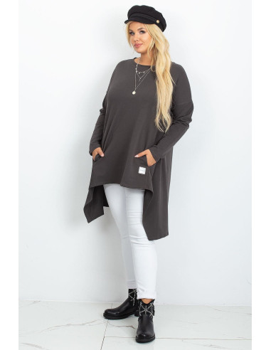 Tunique grande taille Élégante en Coton