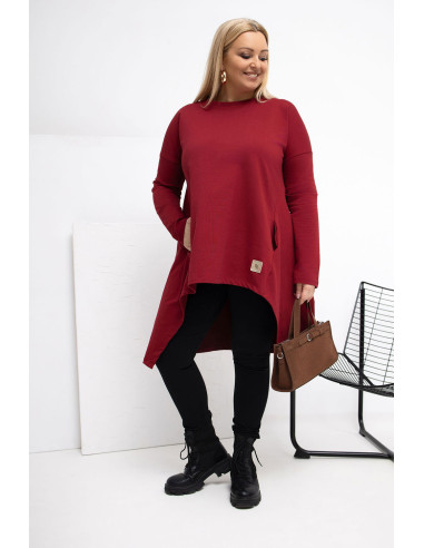 Tunique grande taille Élégante en Coton
