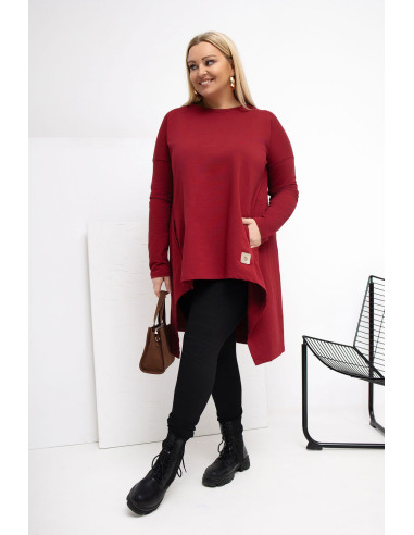 Tunique grande taille Élégante en Coton