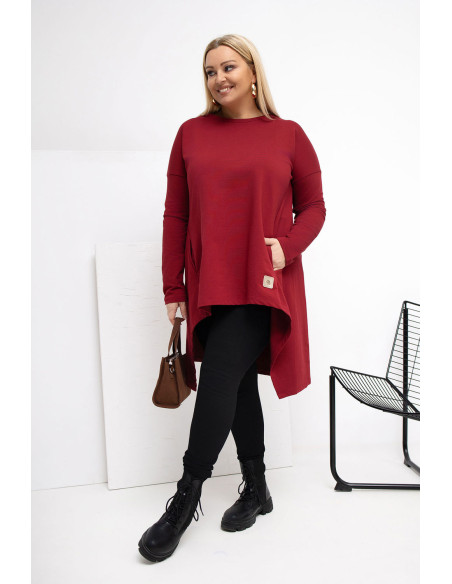 Tunique grande taille Élégante en Coton