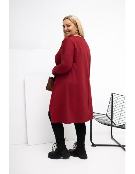 Tunique grande taille Élégante en Coton