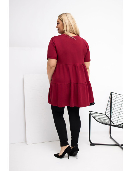 Chemisier grande taille en Coton
