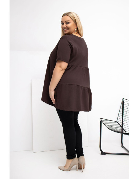 Chemisier grande taille en Coton