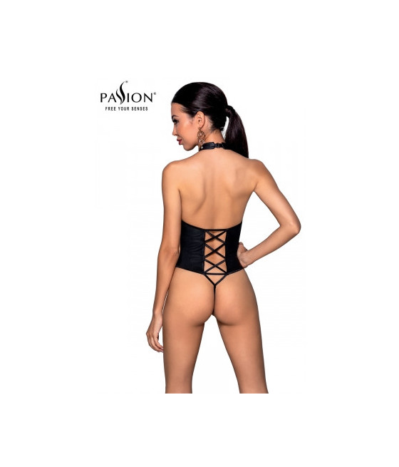 Body ouvert faux cuir Nancy - Passion