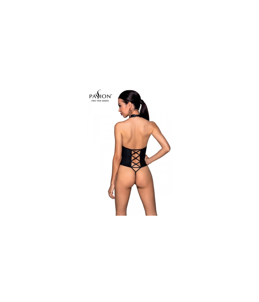 Body ouvert faux cuir Nancy - Passion