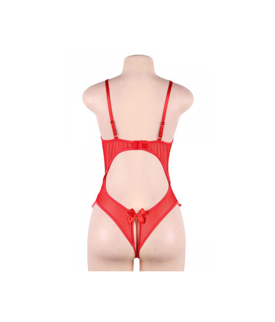 Body rouge ouvert - Paris Hollywood