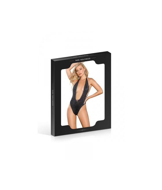 body argenté à strass - Paris Hollywood