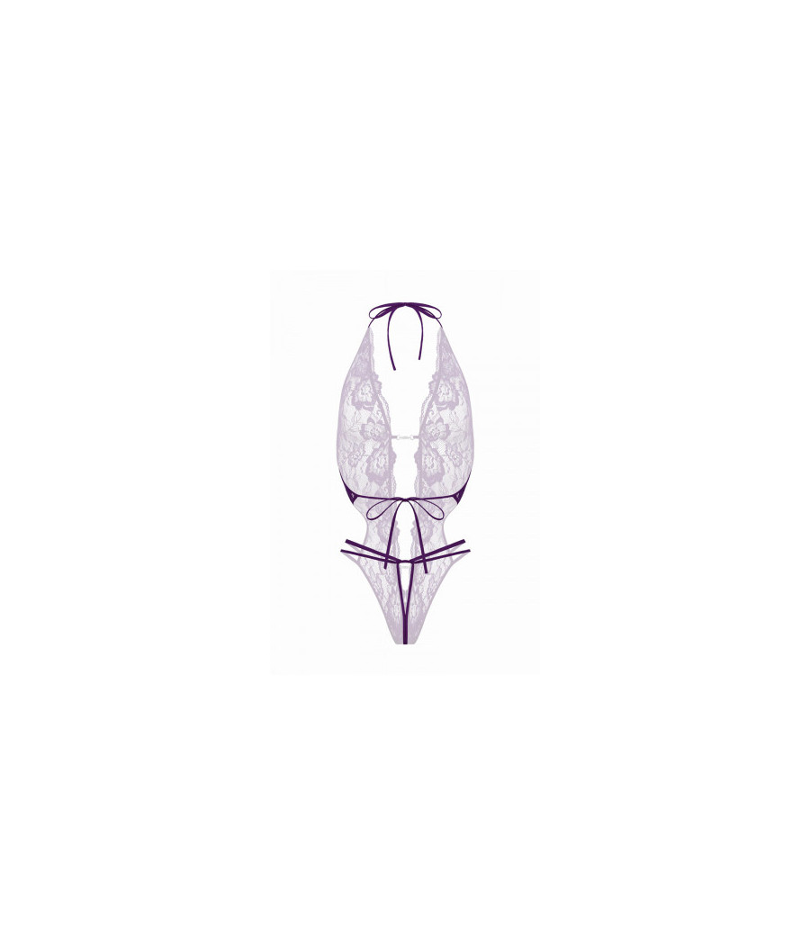 Body string ouvert Renee violet - Christine