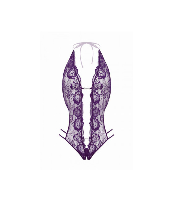 Body string ouvert Renee violet - Christine