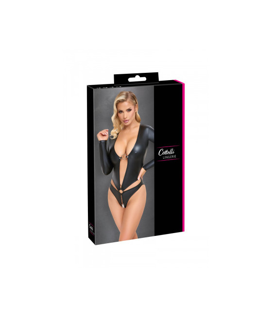 Body ouvert à manches longues - Cotelli Lingerie