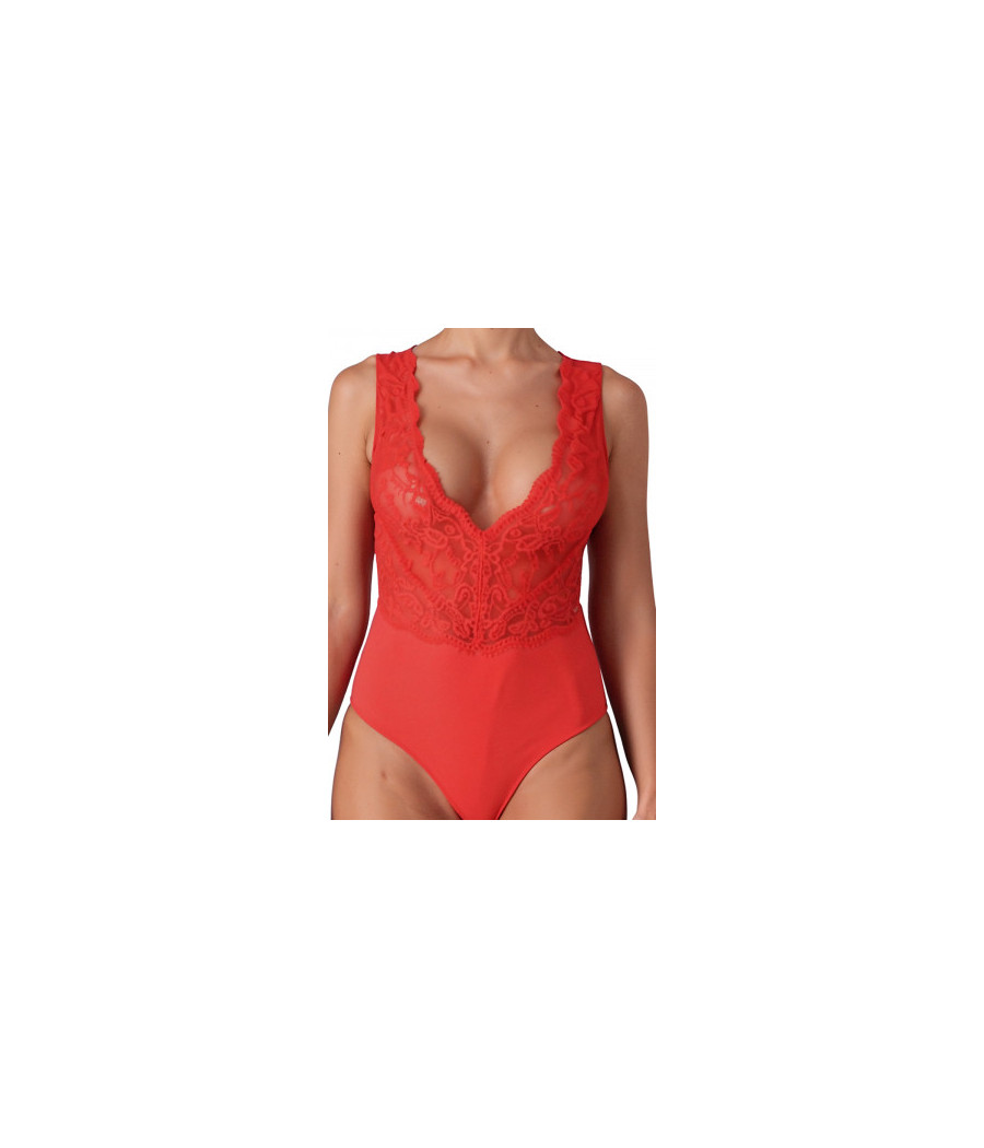 Body rouge Evalie - Passion