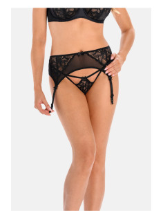 Porte-Jarretelles Élégant en Dentelle Noir