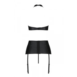 Ensemble sexy faux cuir Nancy - Passion