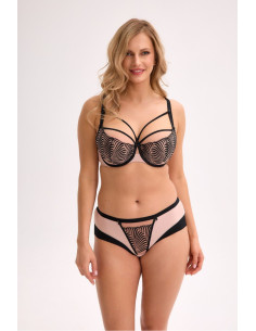 Culotte Élégante en Microfibre Beige