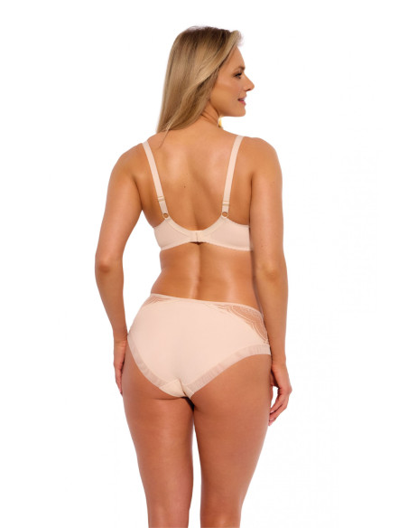 Culotte Élégante en Microfibre Beige